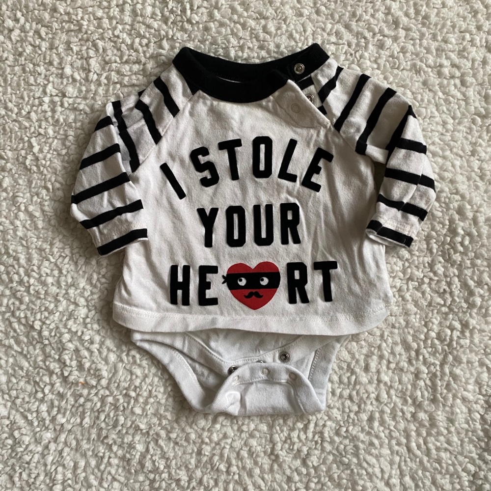 I Stole Your Heart Baby Gap onesie